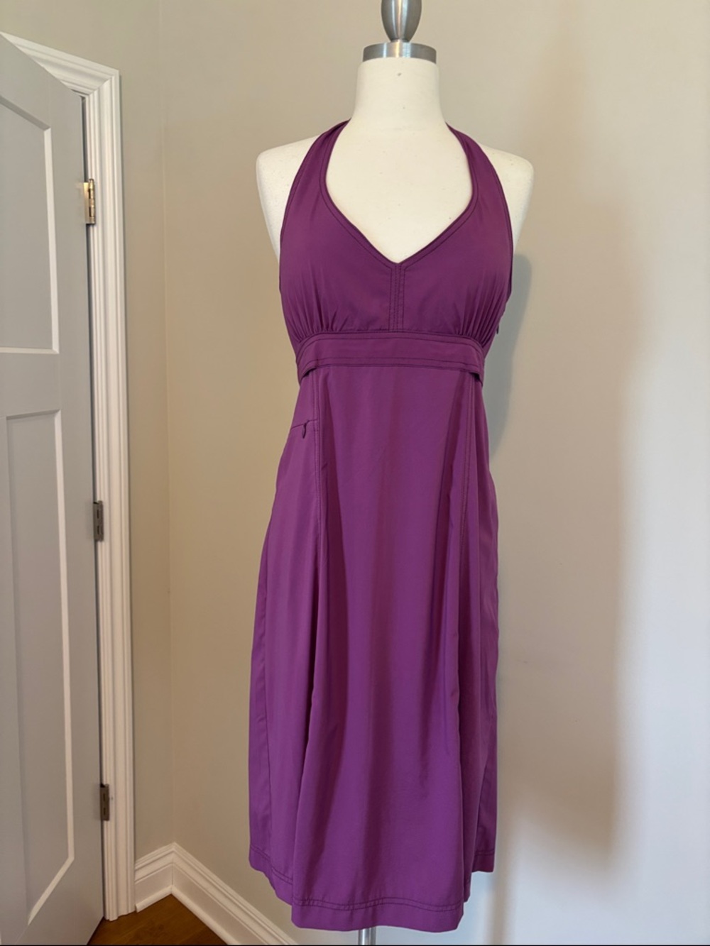 Athleta Purple Halter - quick dry - Dress -  8